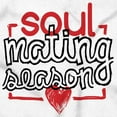 thumbnail image 2 of Soul Mating Season Funny Valentines Womens Fitted Plus Size Graphic Tee Brisco Brands 3X, 2 of 5