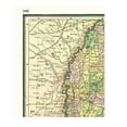 thumbnail image 4 of Historic State Map - Mississippi - Johnson 1888 - Vintage Wall Art, 4 of 4
