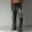Dark Gray, variant on Pants for Men Men's Summer Cotton And Wide Leg Pants Printed Lace Up Sports Pants Casual Pants Trousers