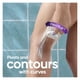 thumbnail image 5 of Gillette Venus Extra Smooth Swirl - Maquinilla de afeitar para mujer, Púrpura, 1 Razor + 2 Refills, 5 of 10