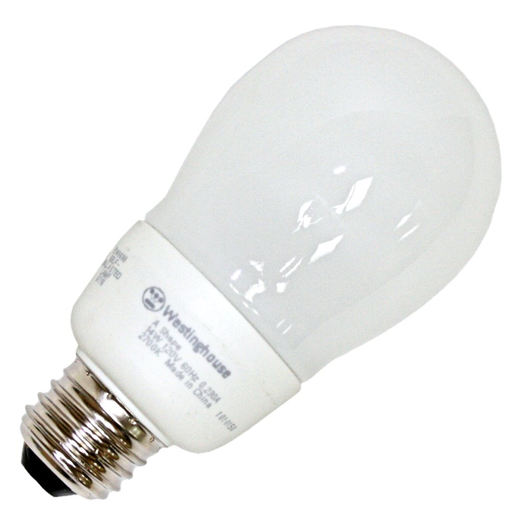 Westinghouse 37900 - 14ASHAPE/27 Pear A Line Screw Base Compact Fluorescent Light Bulb