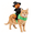 D9, variant on Dog Halloween Costumes, Dog Vampire Cloak Costume Devil Vampire Cloak Cape Halloween Costumes for Small Medium Large Dogs Pets(1PCS)