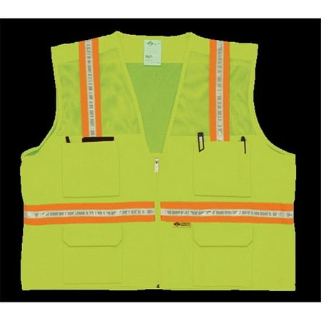 

Multi-Pocket Surveyor Vest - Lime 5 Extra Large
