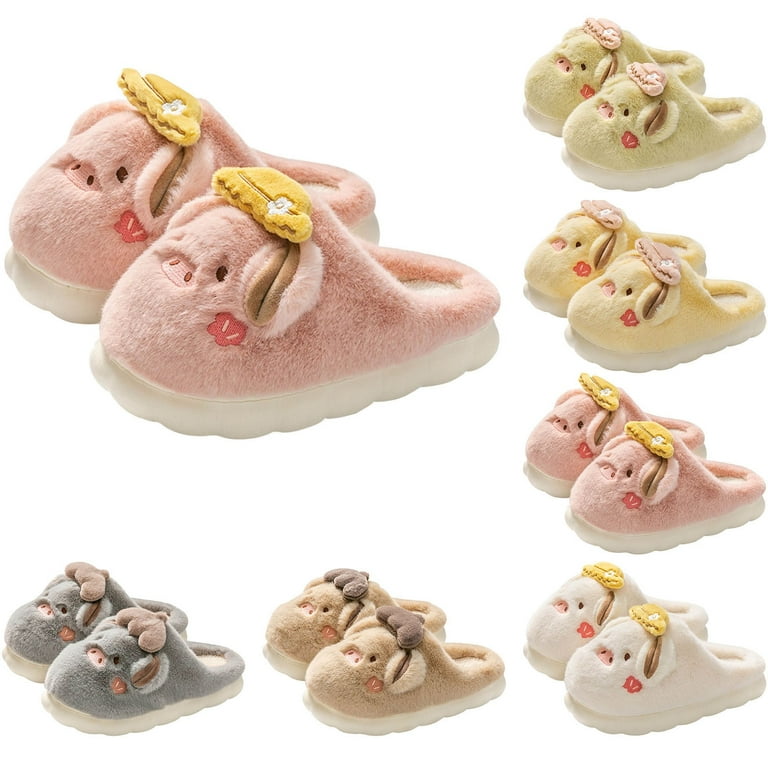 New Design Lovely Cat Cotton Slippers Women's Winter Thick Bottom Plush  Shoes - China Slippers Shoes and Animal Slippers price