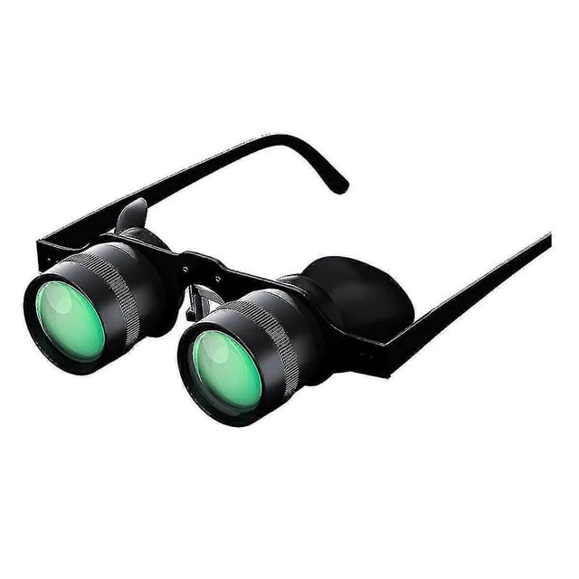 Fishing Binoculars Glasses Portable Hands Free Binoculars Telescope 10x Zoom Glasses For Outdoor Fishing Bird Watching
