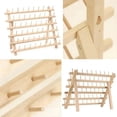 thumbnail image 7 of Poolin Foldable Wooden Thread Rack 60 Spools Sewing Embroidery Sturdy Thread Holder Organizer For Sewing Quilting Craft, 7 of 7