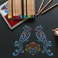 thumbnail image 7 of 1pc Parrot Stencil 30x30cm Macaw Bird Stencils Template Plastic Parrot Flowers Pattern Stencil Large Reusable Floral Border Stencils, 7 of 7