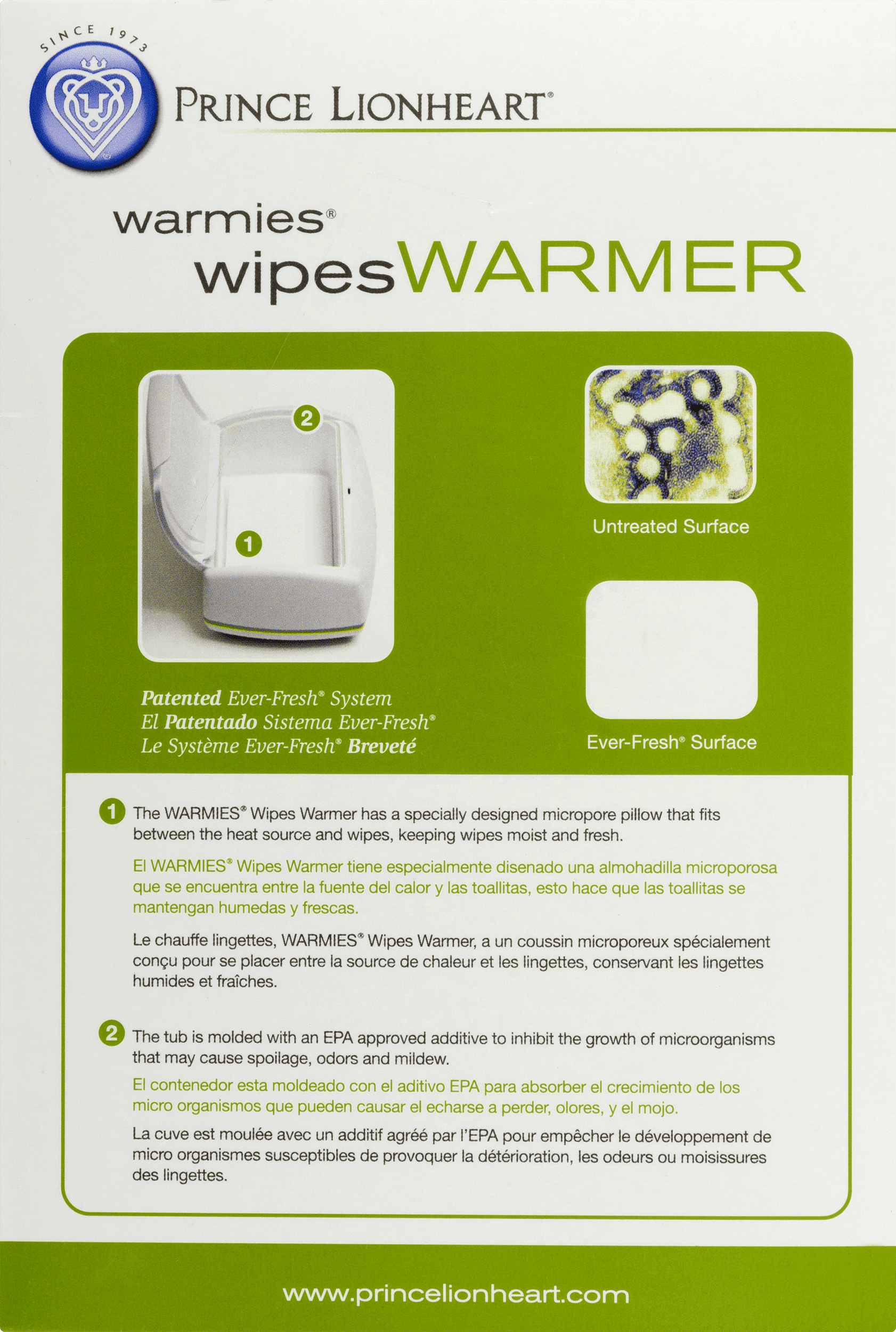 Prince Lionheart Warmies Wipes Warmer