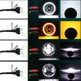 thumbnail image 6 of Pair 7" inch LED Headlight w/ Halo Angel Eyes H6024 For 90-97 Mazda NA Miata MX5 MX-5, 6 of 14