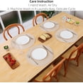 thumbnail image 2 of Round Braided Placemats Set of 4 Round Table Mats for Dining Tables 15 inch Washable Kitchen Table Place Mats Indoor (Beige, 4), 2 of 9