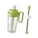 thumbnail image 2 of Botella de agua de taza de agitación portátil para jugo de café botella de agitador reutilizable con trituradora de hielo palo para la fiesta, 2 of 9