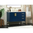 thumbnail image 2 of Elegant Decor Eugene 42" Aluminum MDF Single Bathroom Vanity in Blue, 2 of 8