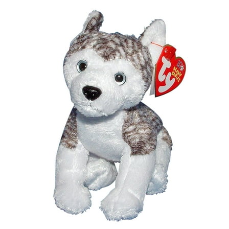 Ty Beanie Babies Mukluk the Husky White Eyes Dog Plush 2003