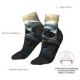 thumbnail image 6 of Sigee Flower Field Skull for Crew Soft Moisture-wicking Socks ,Cushion Moisture Wicking Boot Socks for Men and Women, 6 of 7