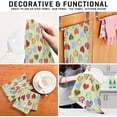 thumbnail image 7 of Dreamtimes Heart Design Kitchen Towels Set of 4, Ultra Soft Absorbent Dish Towels Bathroom Hand Towels Reusable Cleaning Cloths Tea Towels 28 x 18 Inch, 7 of 7