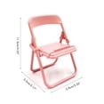 thumbnail image 1 of 5Pcs Mini Chair Shape Cell Phone Stand Portable Foldable Desktop Cell Phone Holder Adjustable Universal Multi Angle for Outdoor Travel,, 1 of 5