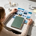 thumbnail image 6 of 2027 A5 Daily Planner Notebook, Faux Leather Hardcover Calendar Organizer, Date‑Marked One Page Per Day Journal, Portable Scheduler for Work Study Daily Goal Planning, 6 of 6
