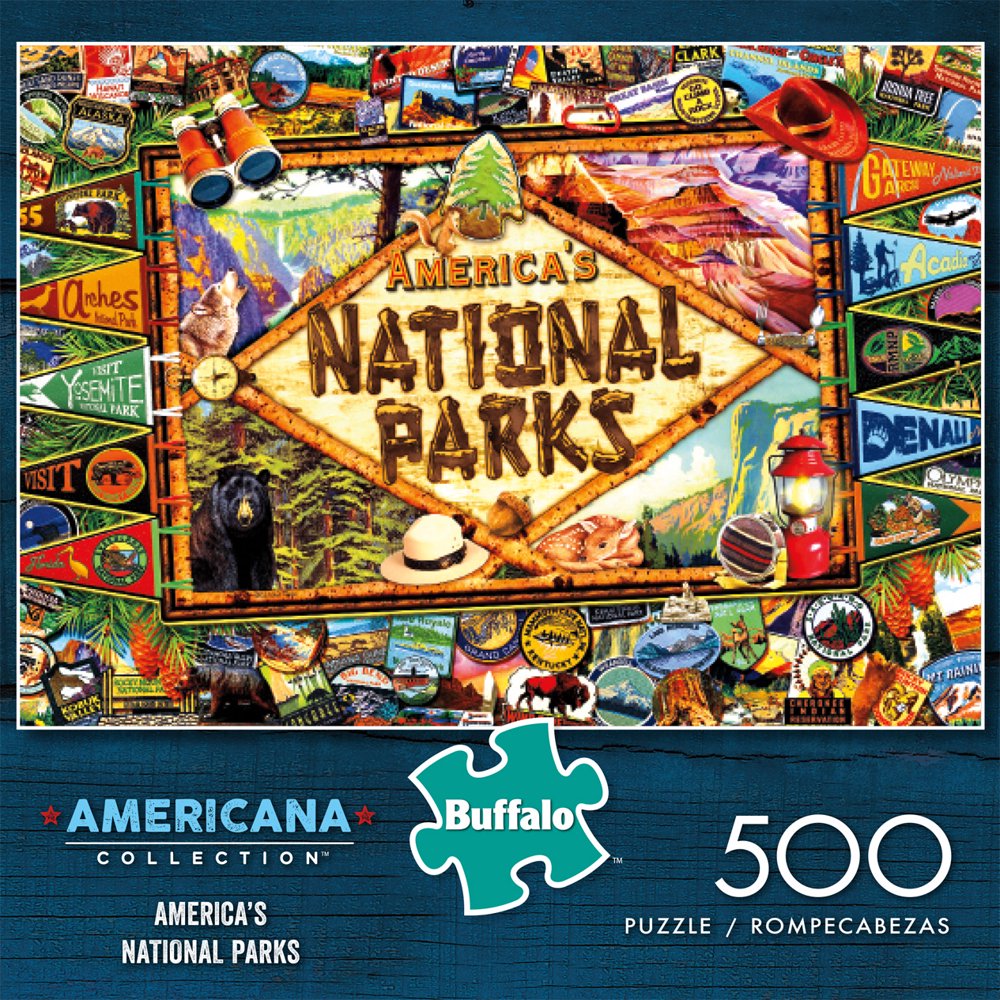 Buffalo Games Americana Collection America's National Parks 500 Pieces