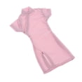 thumbnail image 4 of Vestido cheongsam para niña, escala 1/6, informal, tradicional, elegante, para figuras de acción Violeta, 4 of 8