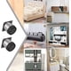 thumbnail image 4 of 8 piezas ajustables muebles pies tornillos incluidos ronda Metal acero inoxidable gabinete pata pies gabinete pies altura ajustable para sofá, mesa, armarios, estantes 50mm, 4 of 5