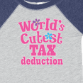 thumbnail image 4 of Inktastic Tax Deduction Worlds Cutest Girls Girls Baby Bodysuit, 4 of 5