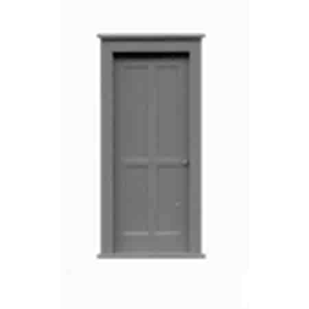 Ho Scale Double Door - HO Scale 4-Panel Door & Frame 30