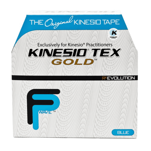 Kinesio Taping - Elastic Therapeutic Athletic Tape Tex Gold FP - Bulk Roll - Blue - 2 in. x 103 ft