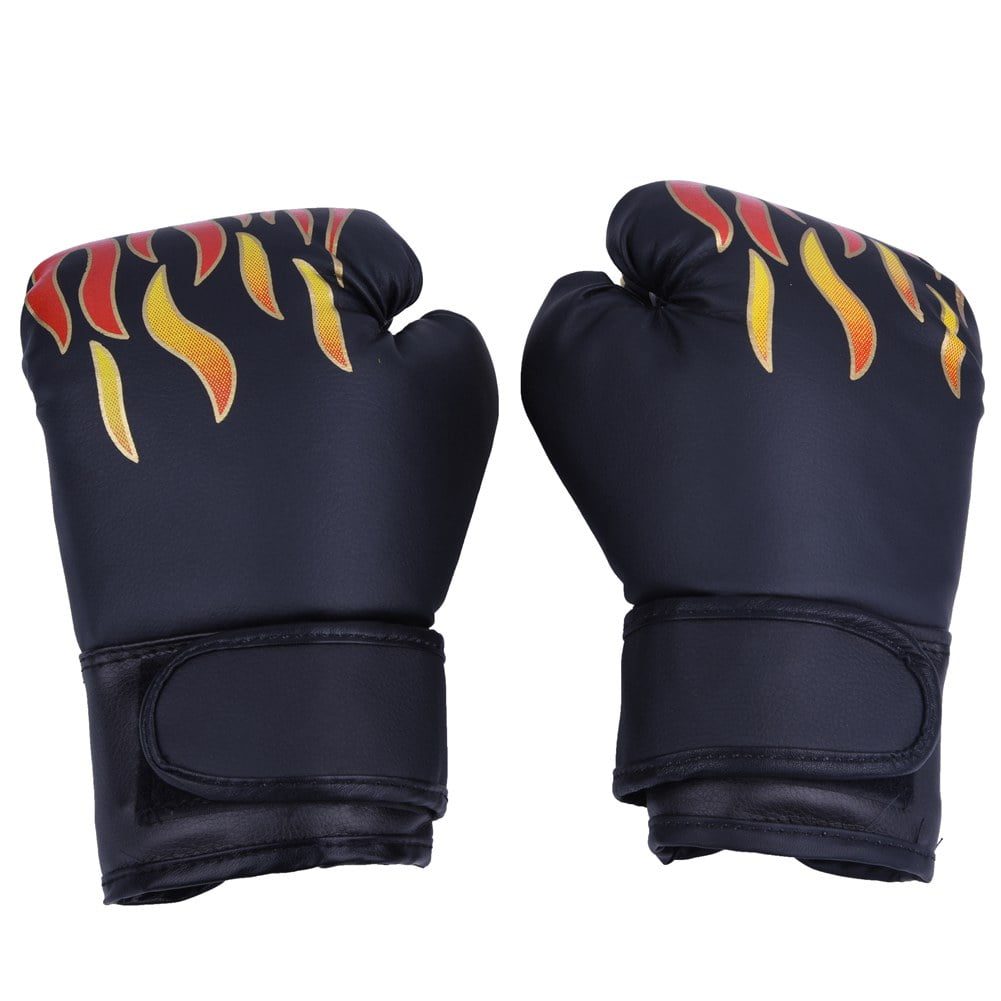 Boxing Gloves, Hook And Loop Closure Punching Bag Gloves Kickboxing ...