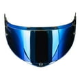 thumbnail image 2 of Ysyqkn Flip up Full Face Helmet Visor Easy to Install PC Anti Scratch Motorcycle Helmet Aurora Blue, 2 of 9