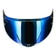 thumbnail image 2 of Protector de casco de motocicleta Accesorios para motocicleta Lente de visera de casco fácil de instalar Aurora azul, 2 of 8