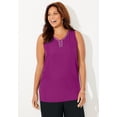 thumbnail image 5 of Catherines Women's Plus Size Ritzy Cardigan & Tank Set, 5 of 6