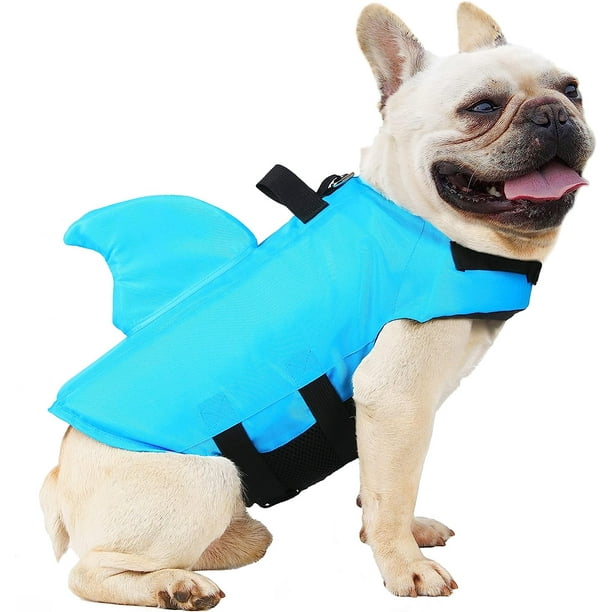 M Gilet de Sauvetage Bleu pour Chien Gilet de Sauvetage Chiots