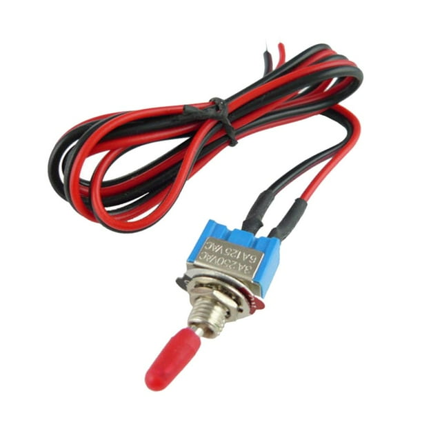 Profesión De Seguridad Pre-cableado Encendido / Apagado Mini Interruptor De Palanca 24 Pulgadas 12V Para s De Automóviles, , HHO CUTICAT Cable de interruptor de seguridad