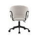 thumbnail image 5 of Silla diseño Home Office Stanford acolchonado con ruedas Gris claro, 5 of 6