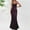 A02098-Purple, variant on CALAFEBILA Womens Dresses Sleeveless V-neck Solid Color Maxi Bodycon Dress Wrap Lace-up Tank Dress Long Dresses