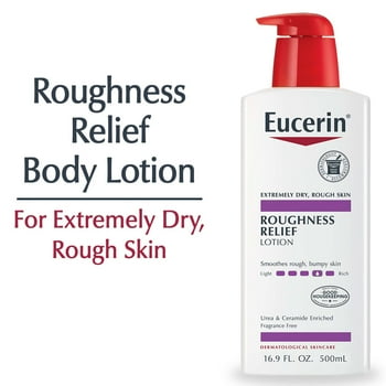Eucerin Roughness  Body Lotion, 16.9 Fl Oz Pump Bottle