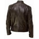 thumbnail image 3 of Chaqueta de cuero para hombre, estilo punk, con cuello alto, para adolescentes, estilo europeo y americano, 3 of 6