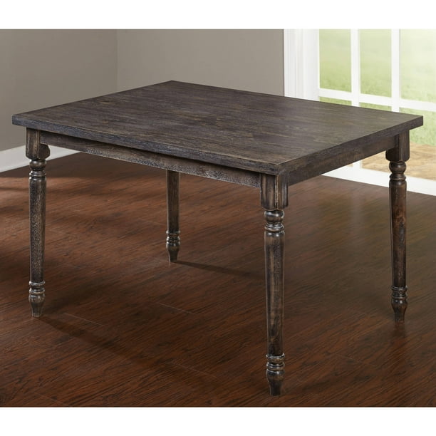 Arena Burntwood Dining Table Walmart Com Walmart Com