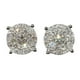 thumbnail image 1 of Pendientes de moda redondos con circonitas, 1 of 5