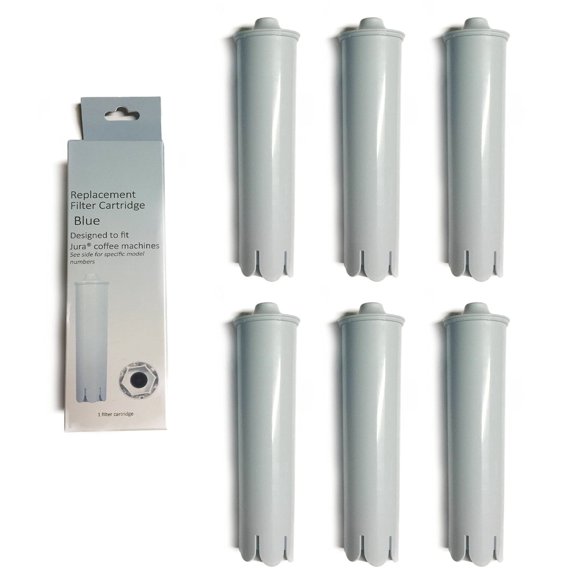 Jura 71445 Clearyl Blue Coffee Maker Water Filter Cartridge Replacement , 6 Filters