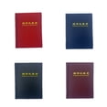 thumbnail image 4 of Cateissary Hogar 52mm 60 bolsillos monedas conmemorativas Mini colección libro de almacenamiento fichas portátiles álbum de sellos organizador de gran Almacenamiento y organización del hogar Rojo Cateissary HA073866-01, 4 of 6
