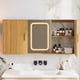 thumbnail image 4 of Bathroom Mirror Cabinet Wall Medicine Cabinet with 3-Color Dimmable Bathroom LED Mirror Medicine Cabinet Over The Toilet Storage Cabinet for Bathroom Kitchen Laundry Room, 4 of 11