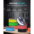 thumbnail image 4 of SUNLU High Speed PETG Filament 1.75mm Bundle, Less Stringing PETG 3D Printer Filament, 2kg in Total, 1kg per Spool, 2 Pack, Black+Black, 4 of 9