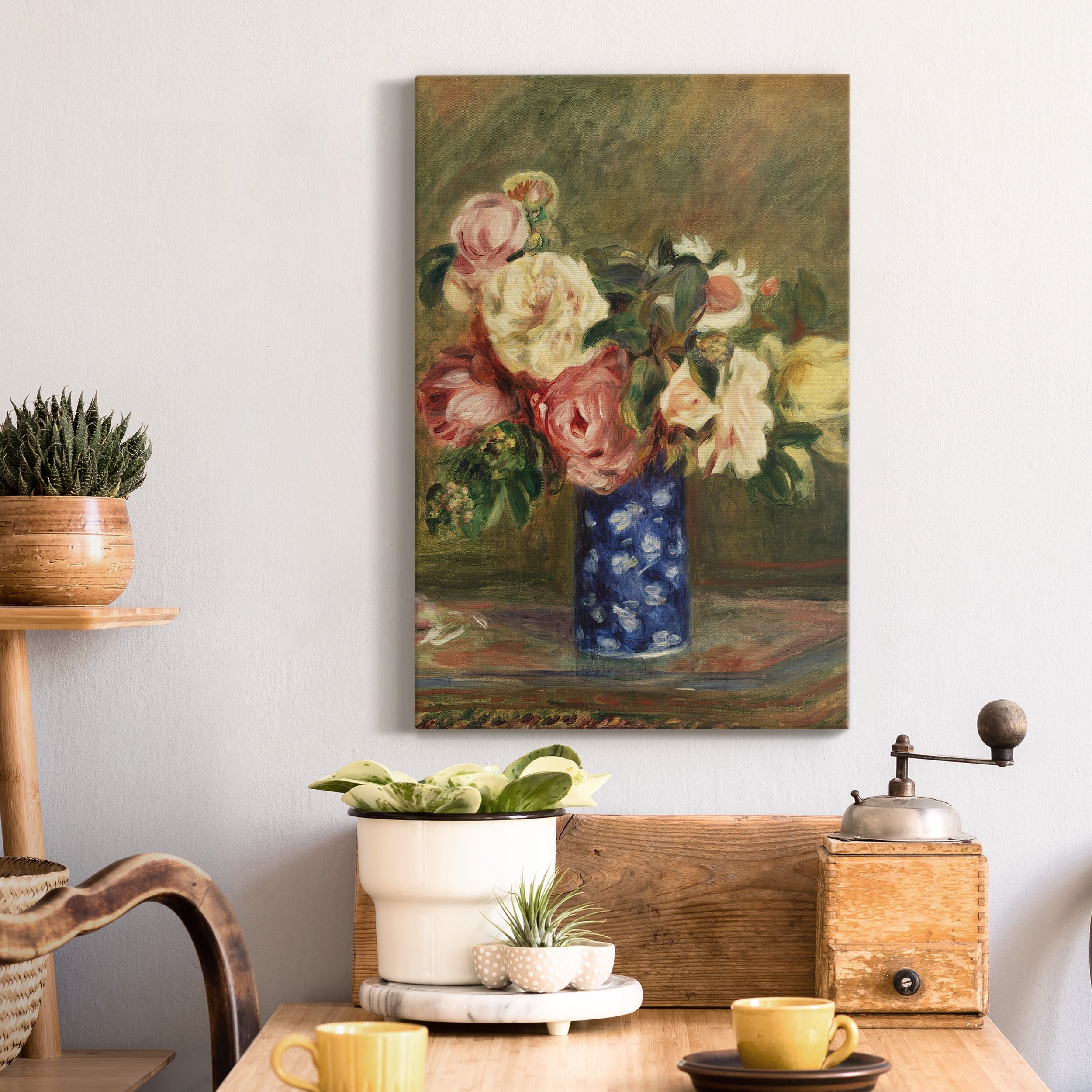 Bouquet of Roses (Le Bouquet de roses) Premium Gallery Wrapped Canvas - Ready to Hang - 40 x 60