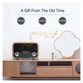 thumbnail image 5 of Retro Wood Wireless Bluetooth-Compatible5.0 Speaker Bass Outdoor Stereo Sound Box Vintage Soundbar, 5 of 6