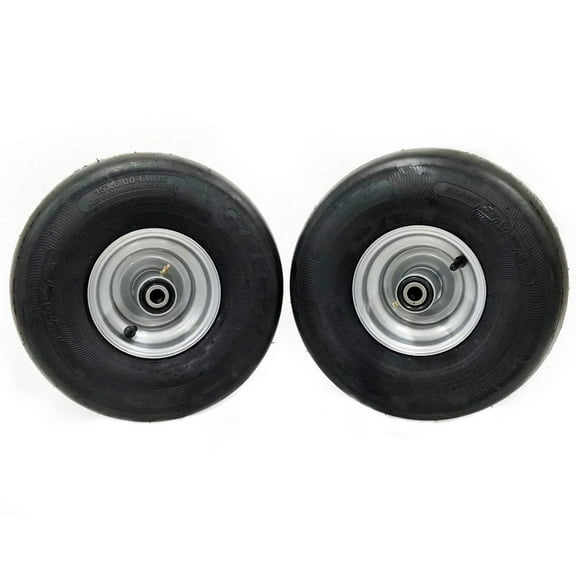 (2) Pneumatic Tire Assemblies 15x6.00-6 Fits Hustler 104 791897