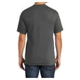thumbnail image 2 of Mens Core Blend Cotton/Polyester Tee Shirt Charcoal 4XL, 2 of 6