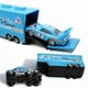 thumbnail image 4 of Cars 2 3 Movie Mcqueen The King Chick Hicks Mack Truck Uncle Truck and Sports Car Vehicle Toys Set Kids Birthday Gifts [DB] King Uncle, 4 of 4