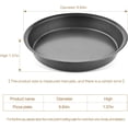 thumbnail image 2 of Chicago Deep Dish Pizza Pan Professional Non-Stick Round Pizza Tray for Home Kitchen Pizza Bakeware (9Inch, black)., 2 of 7
