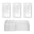 thumbnail image 4 of Siruishop 100 Pieces Candles Melt Clamshells Models for Wickless Tarts Candles Easy to Use Round, 4 of 8